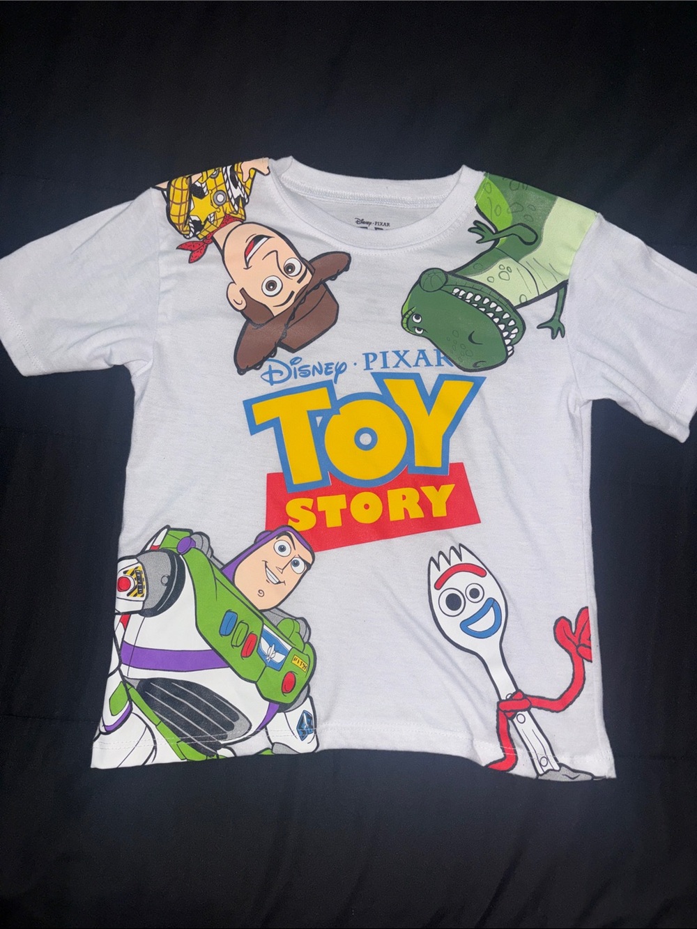 Toy Story Kids White Character T‑Shirt